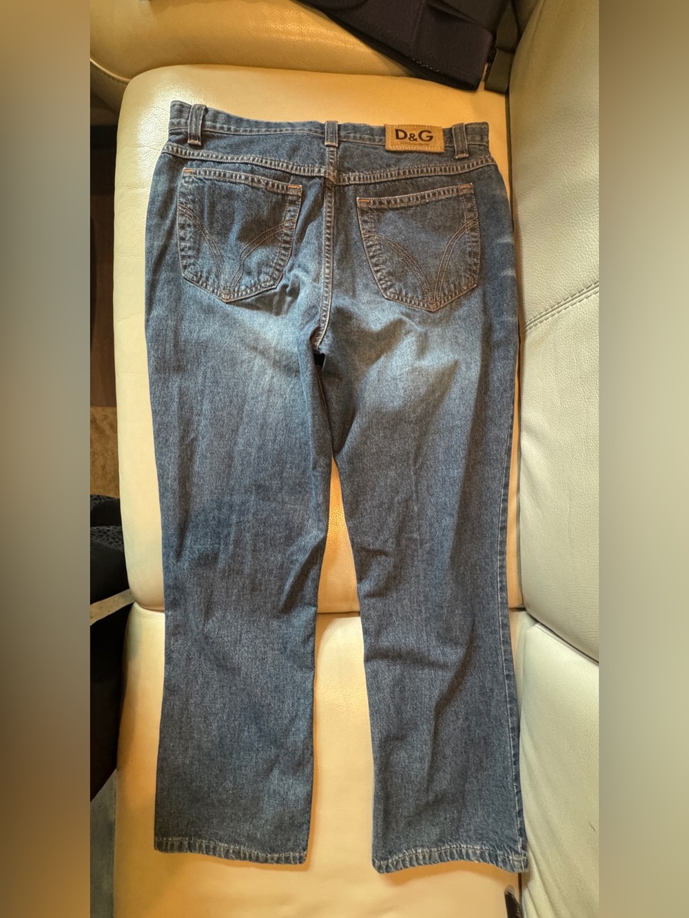 Dolce & Gabbana Women's Straight-Leg Jeans in Indigo Blue